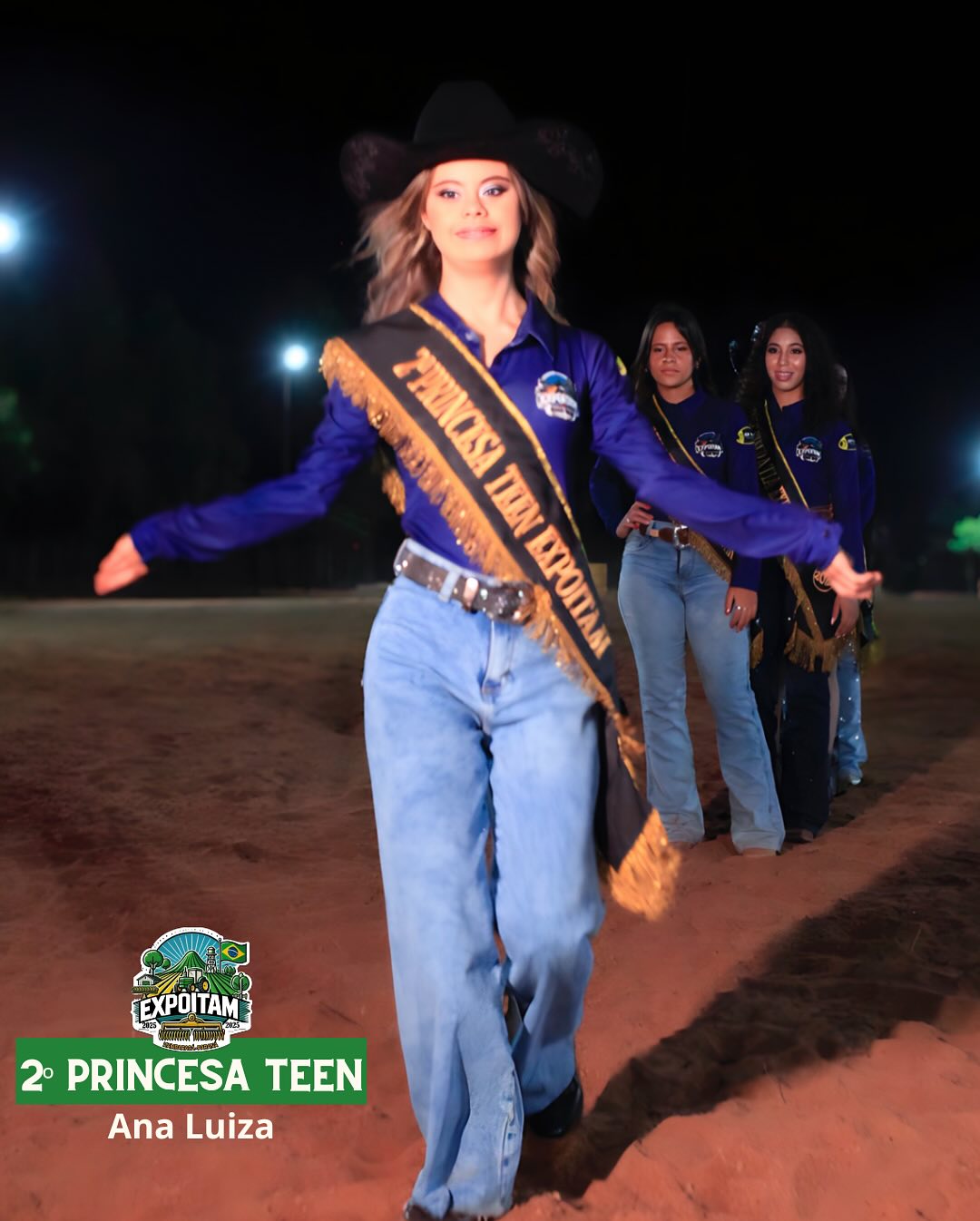 Brilhando como estrelas do rodeio nossa rainha e princesas Teen da EXPOITAM 🌟👑 
.
.
.
EXPOIT…